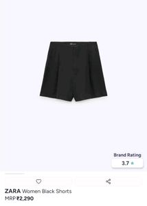 ZARA high waisted shorts