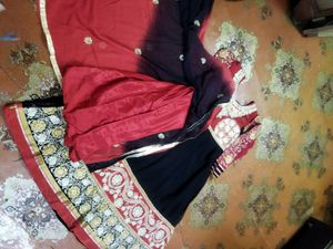 Frock  Chudi Daar +Dupatta