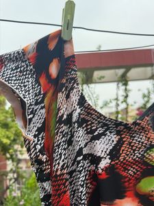 Vibrant Print Maxi Dress