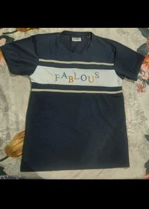 Navy Blue "Fabulous" Graphic T-Shirt