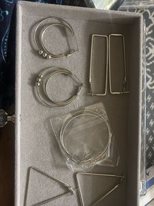 hooks earrings set of 4