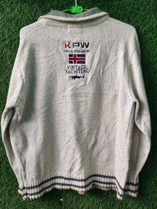HALF ZIP UP SWEATER