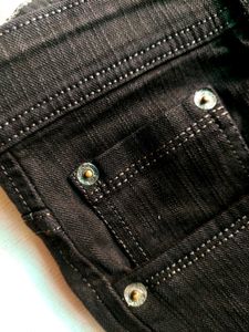 JACK &amp; JONES Men's Black Denim Jeans
