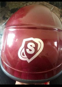 Shiny Red Baseball helmet ⛑️