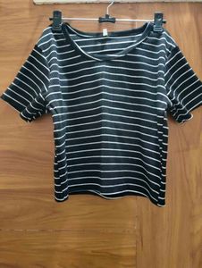 Striped Black and White T-Shirt