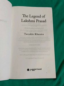 The Legend of Lakshmi Prasad by Twinkle Khanna