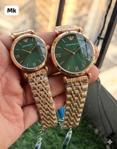 Emporio Armani Couple Watches Rose Gold