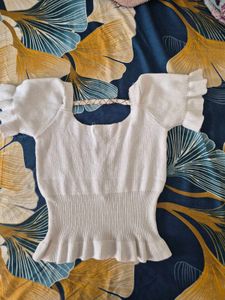 Cute white top