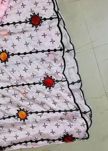 Pink Embroidery Thread Work&amp; Sequin Work Suit