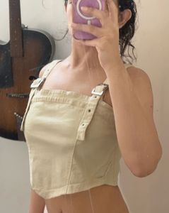 Beige Corset Top