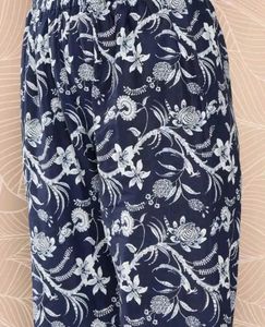 Elegant Navy blue kurti set + black sleeveles