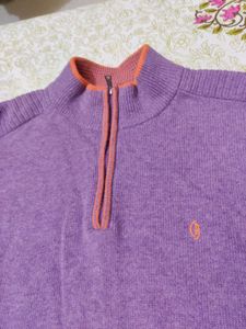Mens Purple Chain Sweater
