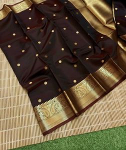 New Without Tag Elegant Banarasi Katan Silk Saree