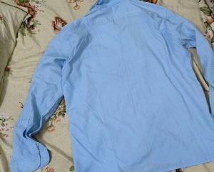 Light Blue Striped Formal Shirt