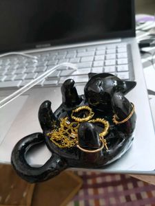 Black Cat Jewelry Holder