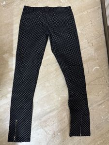 Polka Dot Pants with zipper at end