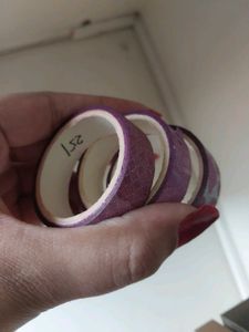 Sparkly Purple Washi Tape Set