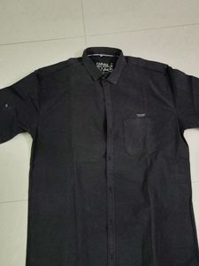 Dark Blue Short Sleeves Shirt