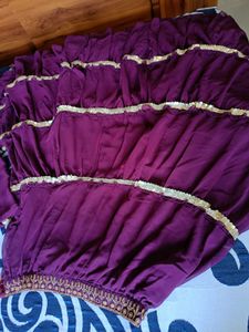 Wine colour tranding lehenga