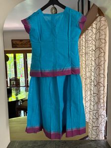 Beautiful Blue Lehenga-Blouse Set