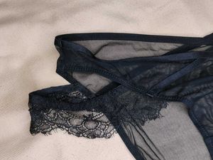 Sheer Lace Trim Panty