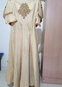 🆕️ Classy Ethnic Full Flared Embroidered Gown