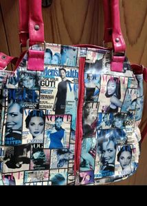 Unique Magazine Print Handbag