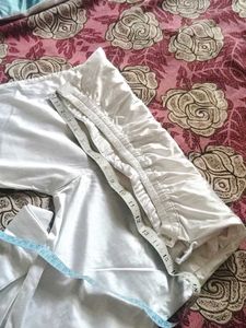 Comfortable White model styl Trousers