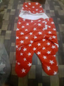 Cozy Star Print Baby Swaddle Blanket