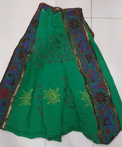 Vibrant Green Embroidered Ethnic Dupatta😍💚