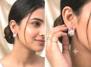 Elegant Square Crystal Earrings