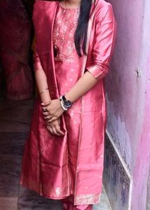Elegant Embroidered Kurta Set with Dupatta