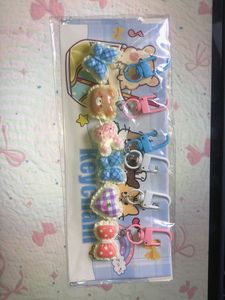 Cute Charms Keychain Set