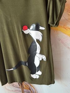 Olive Green Sylvester T-Shirt