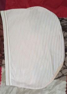 Comfortable White &amp; Purple Trim Briefs 6