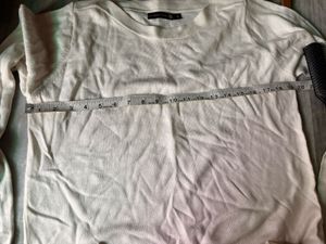 Cream Colored Long Sleeve Sweater