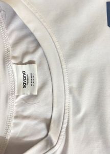 white cute pullover T shirt