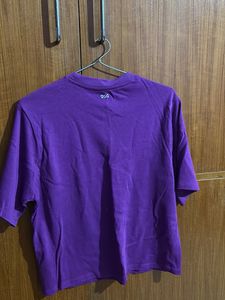 Purple New York Graphic T-Shirt