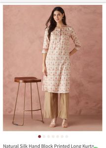 Fabindia Silk Kurta Set With Tags