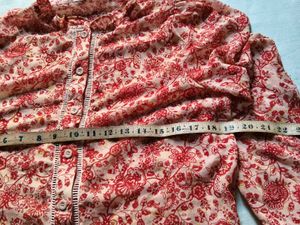 Vintage Floral Button-Up shirt