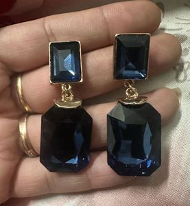 Blue Gemstone Earrings