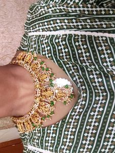 Elegant Gold-Plated Indian Jewelry Set