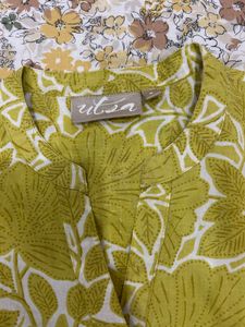 Green Floral Print Kurta- with cute free gift