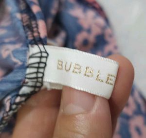 Bubble N Chic Sleeveless Faux-Wrap Mini Dress