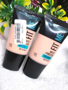 Pack of 2 Maybelline New York Liquid Foundation, M