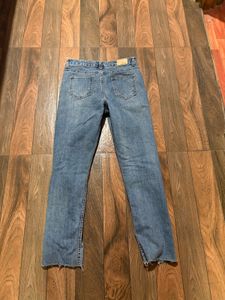 Stylish Thailand Split Hem Flare Jeans
