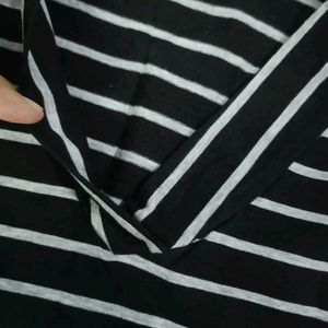 Black And White Striped Shirt