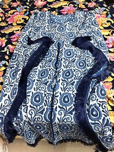 Kaftan and umbrella plazo