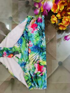 🎀Tropical Print High-Waist Bikini Bottom🎀
