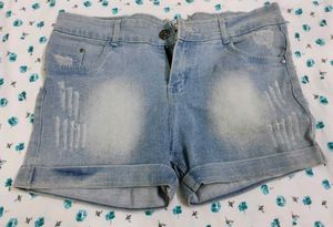 denim shorts